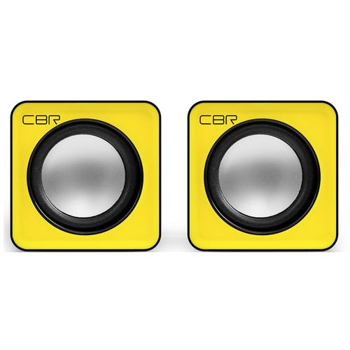 Фронтальный громкоговоритель Акустическая система 2.0 CBR CMS 90, yellow