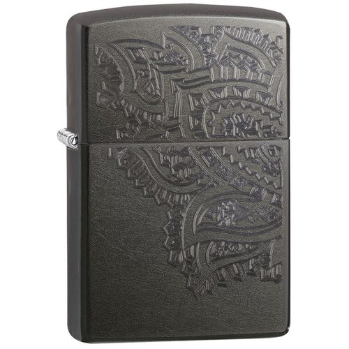 Зажигалка ZIPPO Classic с покрытием Gray, латунь/сталь, серая, матовая, 38x13x57 мм зажигалка gray dusk 29431