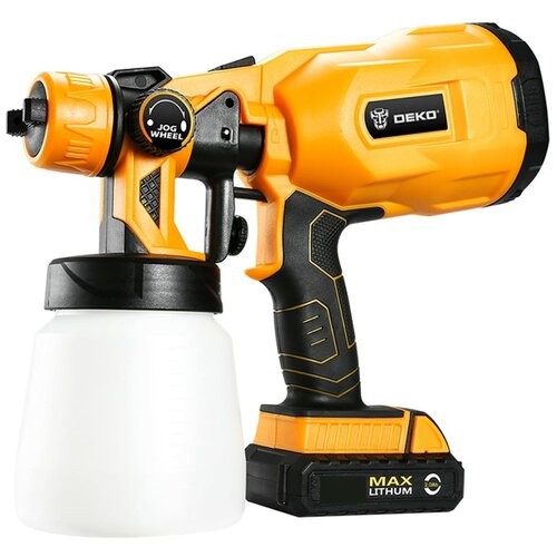 Сетевой краскопульт DEKO DKSG20K2, 120 Вт deko dksg20k2 cordless spray gun 20v dc li ion battery high power