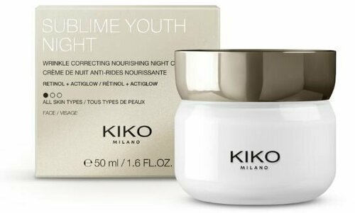 KIKO MILANO Ночной питательный крем против морщин Sublime Youth Night