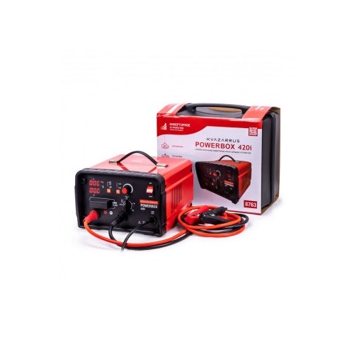 Инверторное пуско-зарядное устройство KVAZARRUS PowerBox 420i таймер пластиковый кейс 1303300₽