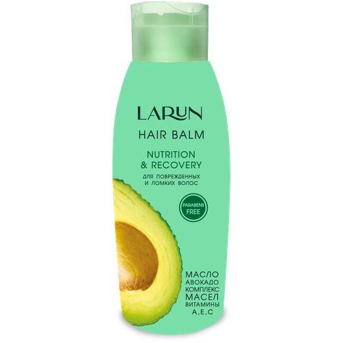 Бальзам LARUN для поврежденных и ломких волос Nutrition & Recovery, 500мл