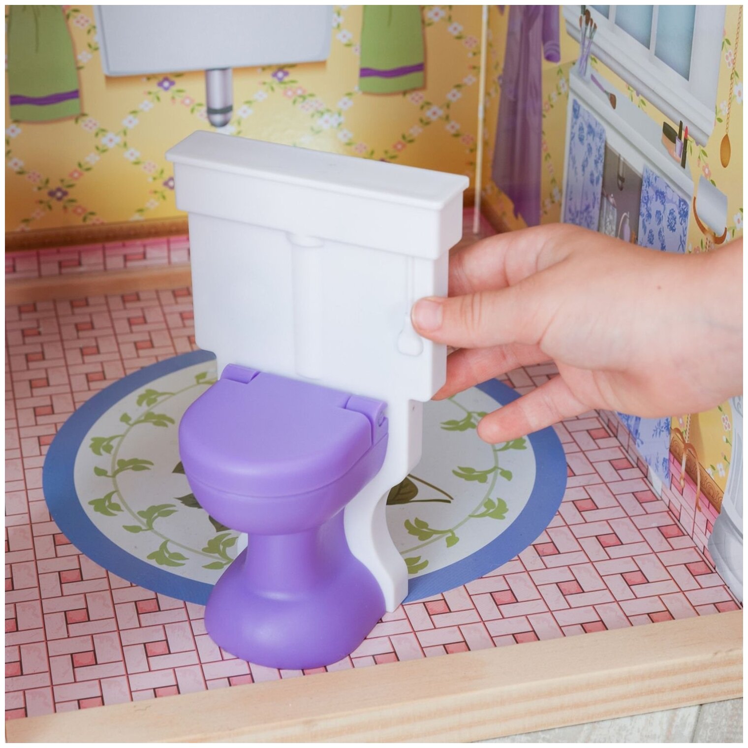 Винтажный кукольный дом для Barbie (Барби) KidKraft Магнолия (Magnolia) с мебелью 13 предметов - фото №12