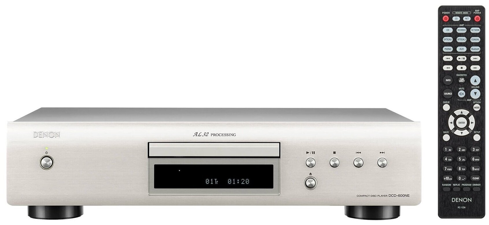 CD проигрыватель Denon DCD-600NE Premium Silver