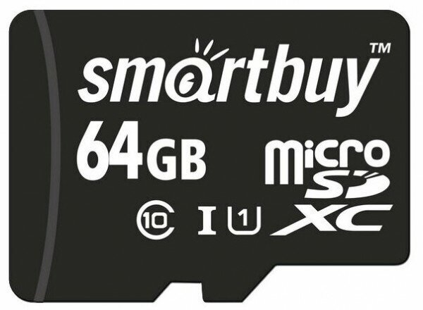 Флеш-накопитель MicroSD 064GB MicroSD SMART BUY SB64GBSDCL10-00