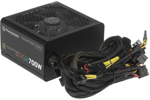 Блок питания THERMALTAKE Toughpower GX1 RGB, 700Вт, 120мм, черный, retail [ps-tpd-0700nhfage-1] - фото №11