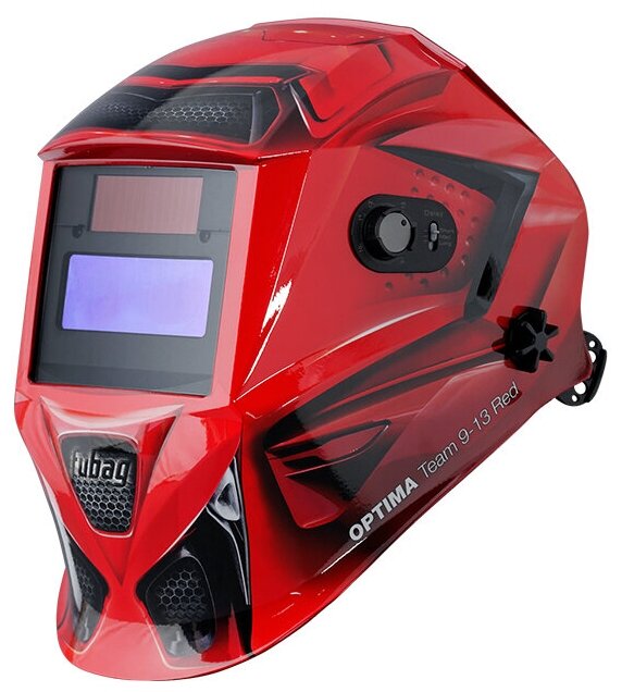 Маска сварщика хамелеон FUBAG с регул/фильтром OPTIMA 9-13 TEAM RED (арт. 38075)