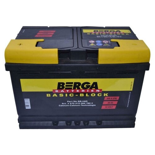 Аккумуляторная батарея BERGA Basic-block 6СТ70