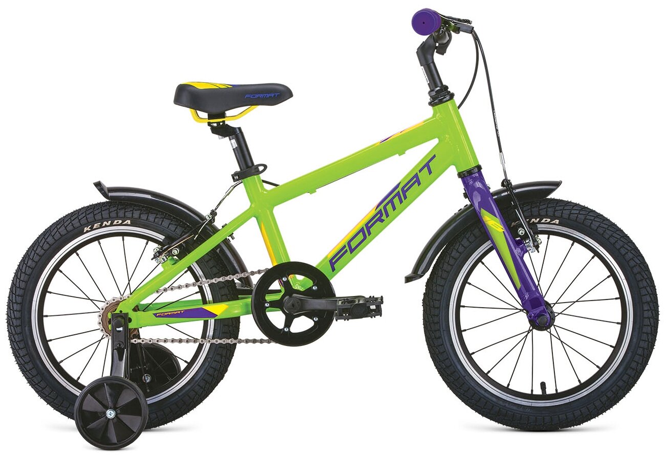 Велосипед Format Kids 16 2021 рост OS зеленый RBKM1K3C1005
