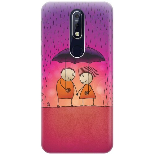 re paчехол накладка artcolor для samsung galaxy j8 2018 с принтом парочка под дождем RE: PAЧехол - накладка ArtColor для Nokia 7.1 (2018) с принтом Парочка под дождем