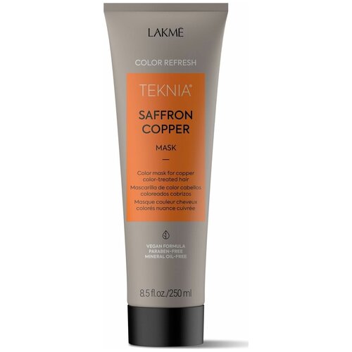 Lakme Teknia Refresh Saffron Copper Маска для обновления цвета медных оттенков волос, 250 г, 250 мл, туба