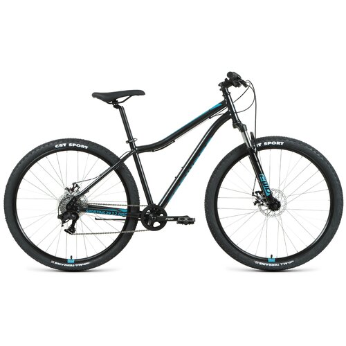 Горный (MTB) велосипед ALTAIR MTB HT 29 2.0 Disc (2021) черный/ярко-зеленый 17