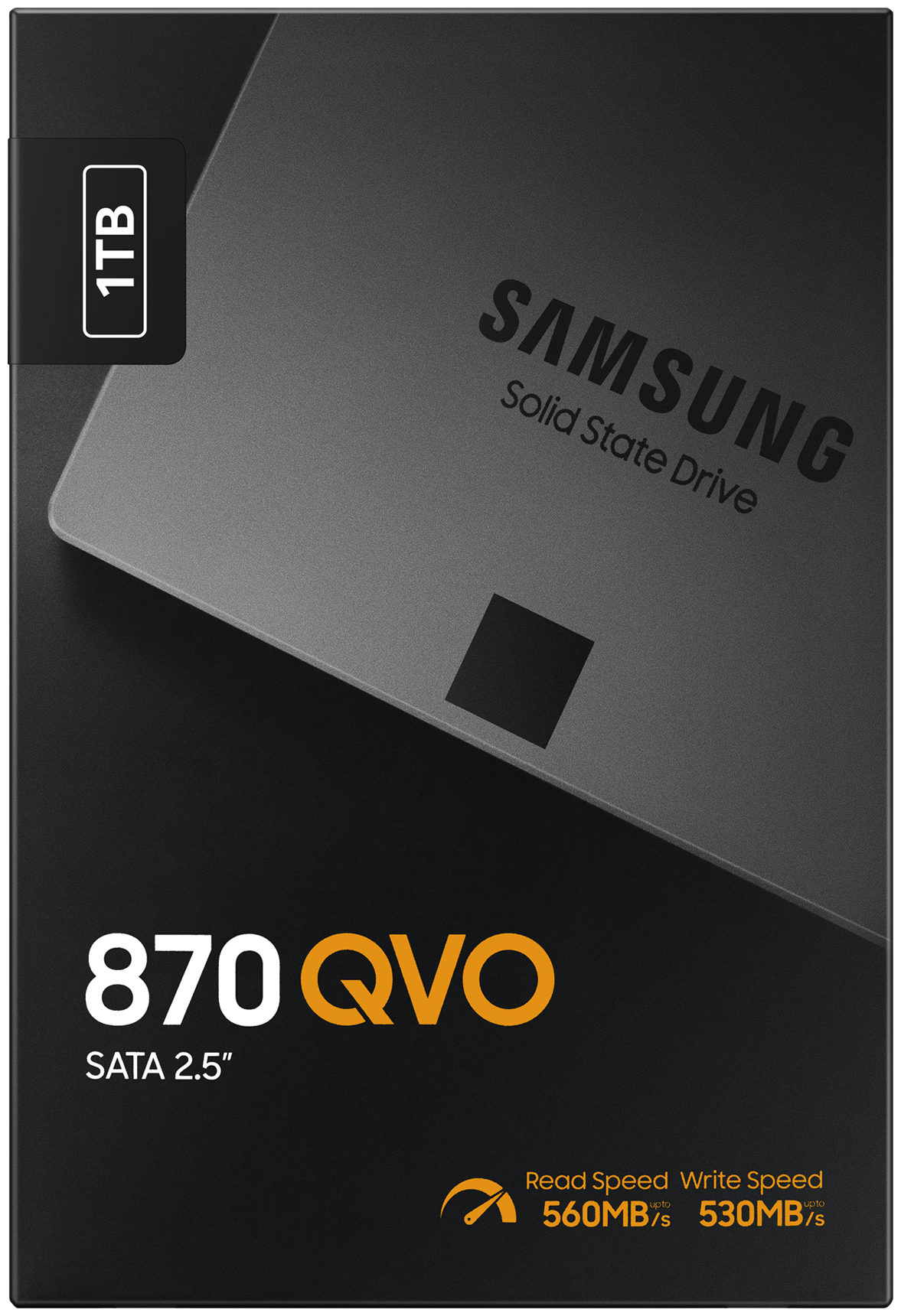 Твердотельный накопитель Samsung 870 QVO 1 ТБ SATA MZ-77Q1T0BW - фотография № 6