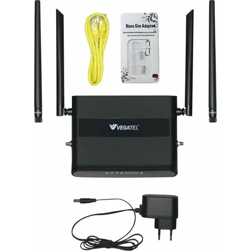 Роутер Vegatel 4g vr6 wi-fi-2,4/5 R91127