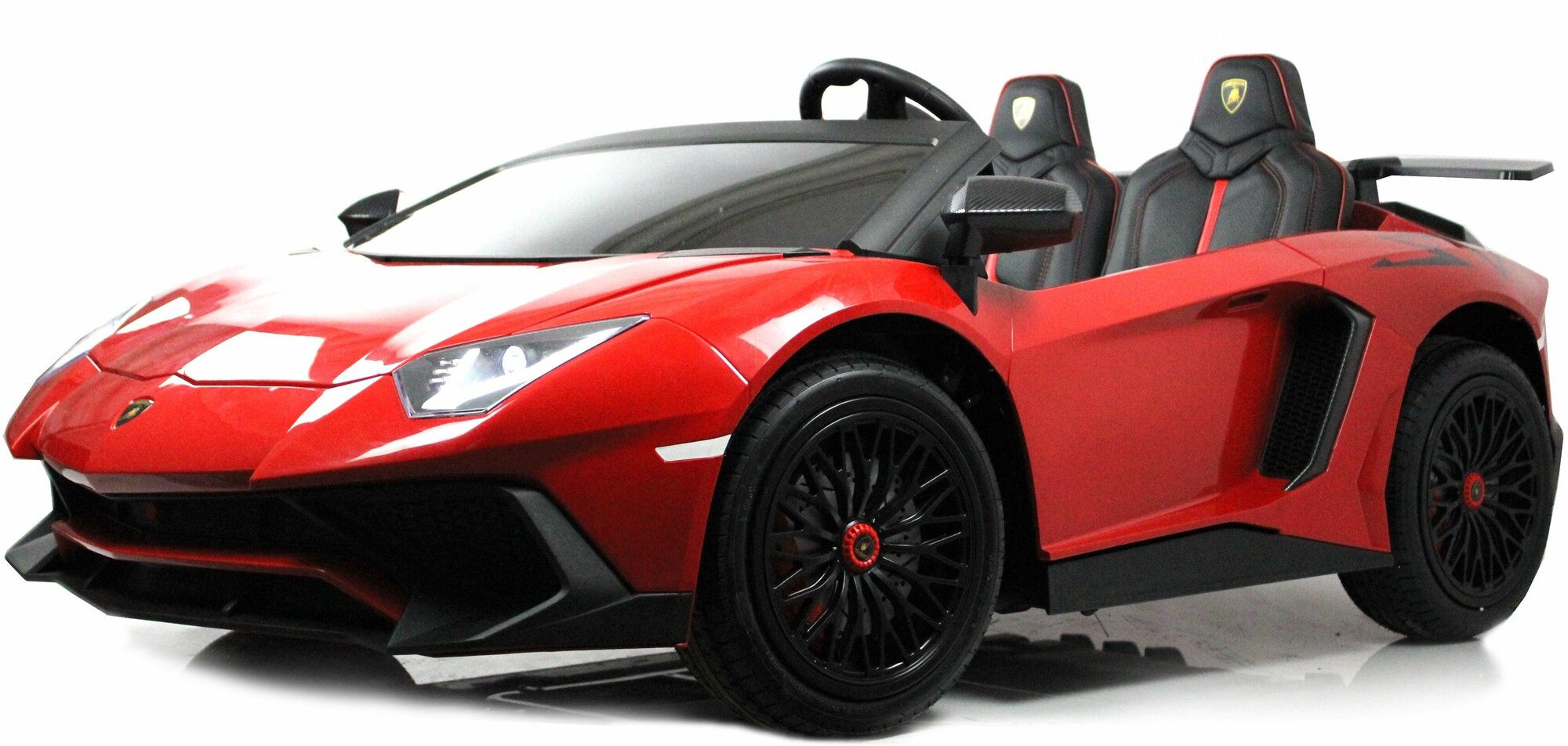 Детский электромобиль Lamborghini Aventador SV (M777MM) красный