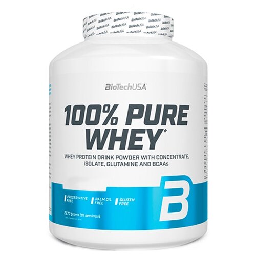 Протеин BioTechUSA 100% Pure Whey, 2270 гр., фундук протеин biotechusa 100% pure whey 1000 гр шоколад