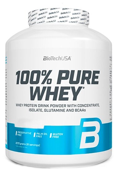 BioTech 100% Pure Whey (2270 гр) - Лесной Орех