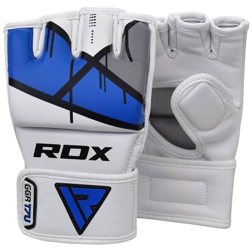 шорты mma rdx t15 white rdx белый 52 xl Перчатки RDX GGR-T7 для MMA XL синий