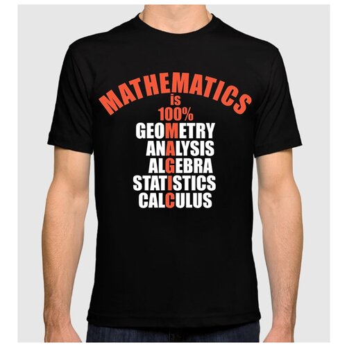 фото Футболка dream shirts математика - это магия мужская l черная