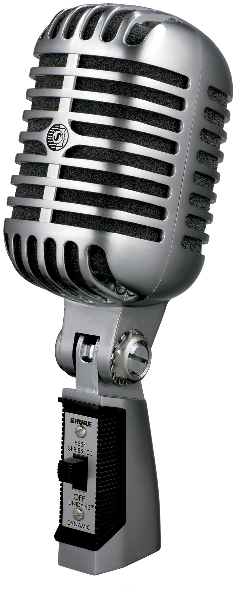 SHURE 55SH SERIES II Вокальный микрофон Элвиса динамический кардиоидный, 50-15000 Гц, 1,5 мВ/Па, поворотный держатель со встроенной резьбой