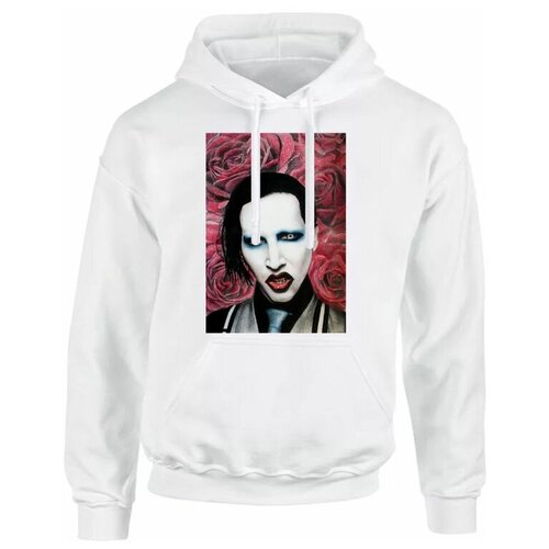 фото Толстовка marilyn manson, мэрилин мэнсон №7, 46, m ~164-170 см migom
