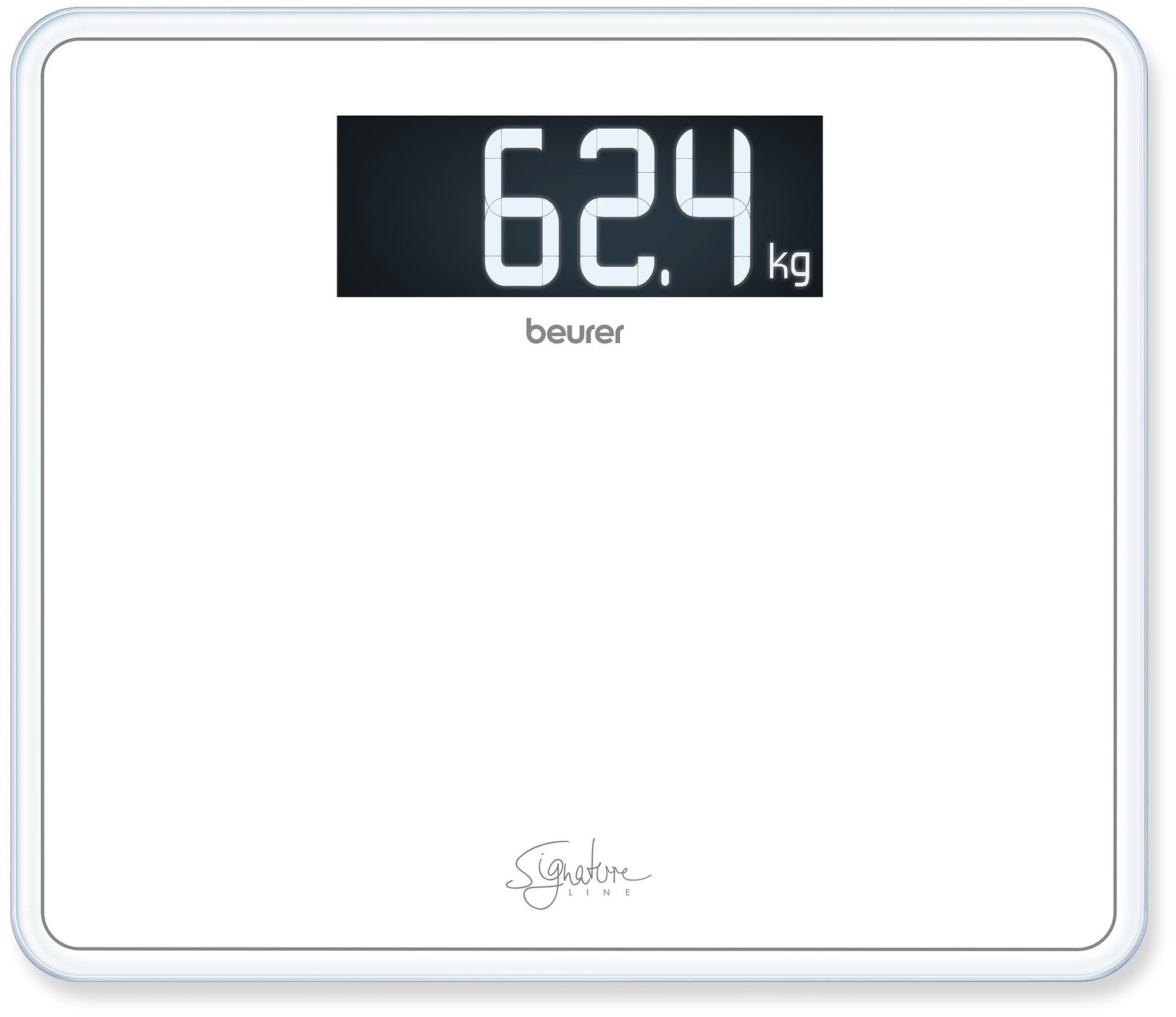 Весы напольные электронные Beurer GS410 Signature Line макс.200кг белый - фотография № 1