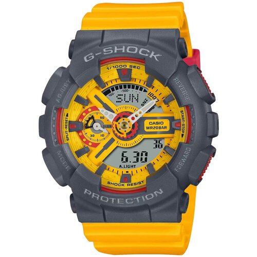 Наручные часы CASIO G-Shock GMA-S110Y-9A, желтый, серый