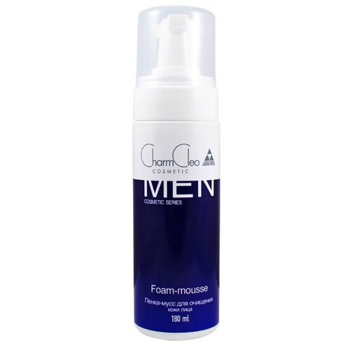 Charm Cleo Cosmetic Men Пенка-мусс для очищения кожи лица Foam-mousse, 180 мл/190 г мусс для умывания acure очищающий крем пенка экстракт пиона и ромашка seriously soothing