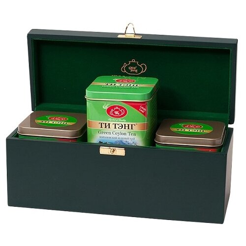Tea Tang Зеленый чай ТИ тэнг Набор Классическая коллекция , 3 вида по100г