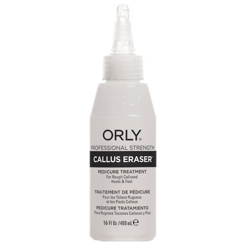 Orly Средство для удаления мозолей Callus eraser, 488 мл средства для удаления мозолей и натоптышей blissout профессиональное средство для педикюра