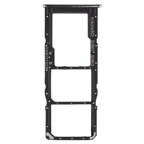 Контейнер SIM для Samsung A515F/A715F (A51/A71) Черный electroplating tpu clear case for samsung galaxy a21 a31 a11 a41 a81 a71 a51 a01 soft transparent case for samsung a515f a71
