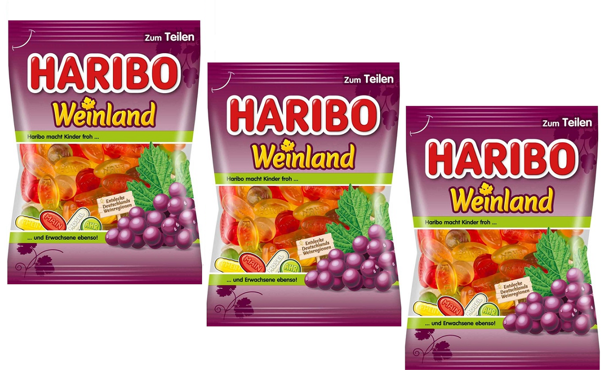 Мармелад Haribo Haribo Weinland (3 шт. х 200 гр.)