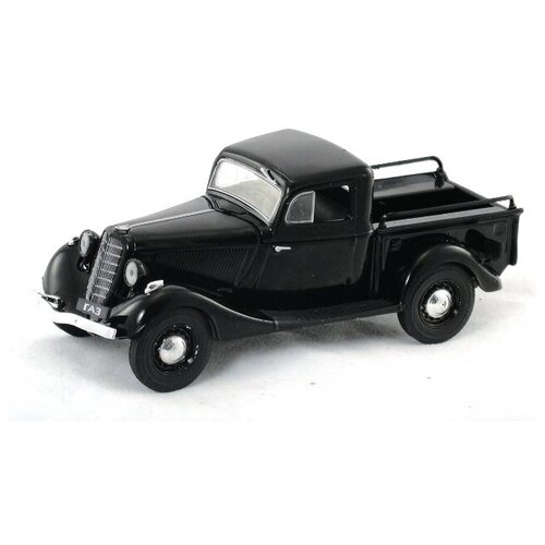 Масштабная модель DeAgostini ГАЗ-М415 1939-1941 гг, черный, 1:43 трактор мтз 7 масштаб 1 43 автолегенды ссср коллекционная