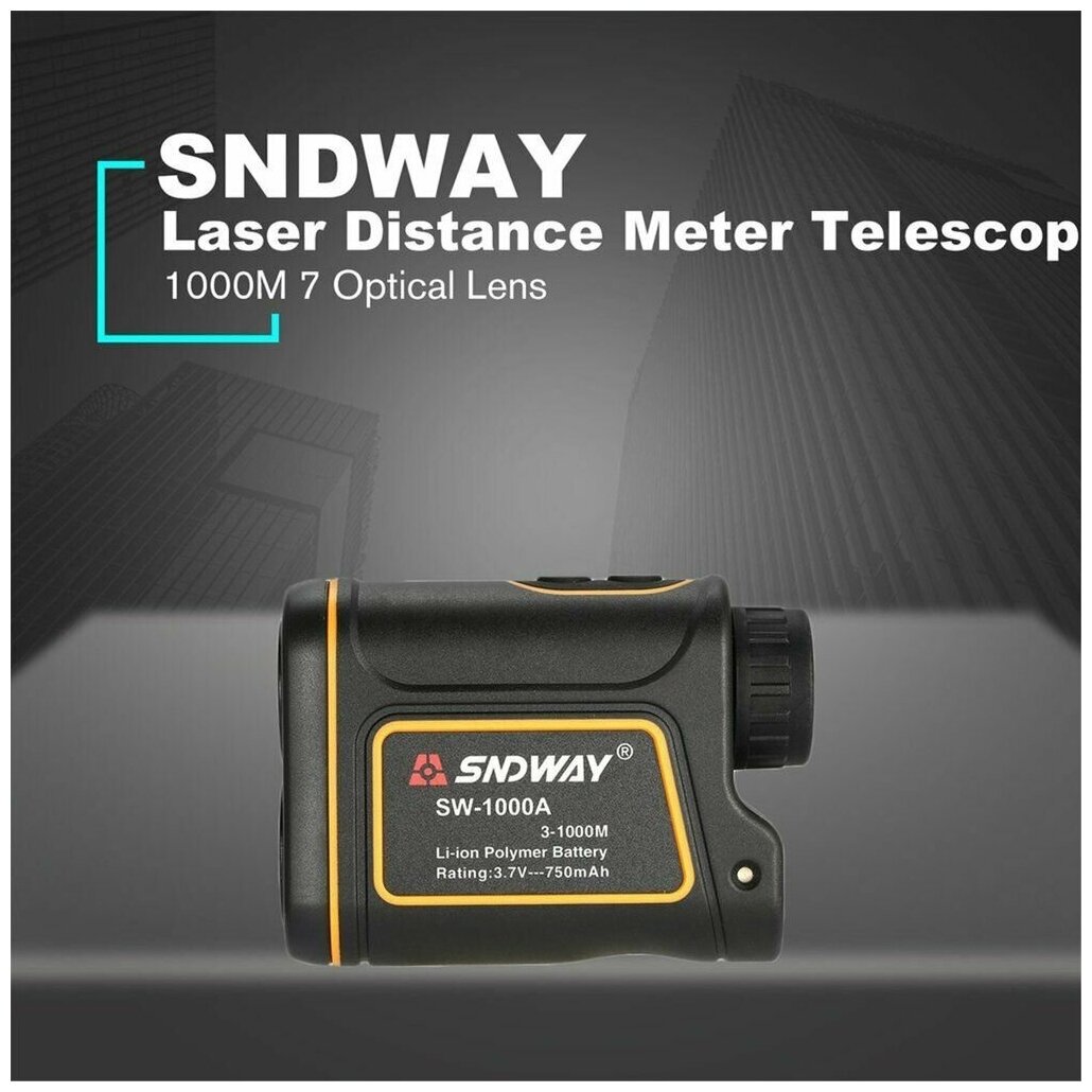 Лазерный дальномер SNDWAY SW-1000A 1000 м - фотография № 15