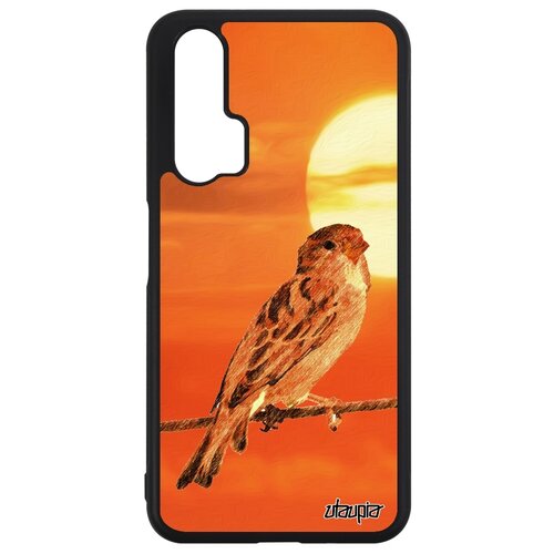 фото Чехол на смартфон honor 20 pro, "воробей" птичка маленький utaupia