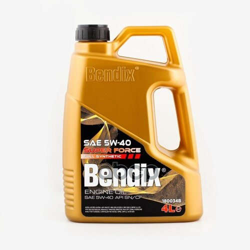 BENDIX Масло Моторное Bendix Super Force 5W-40 Синтетическое 4 Л 180034B