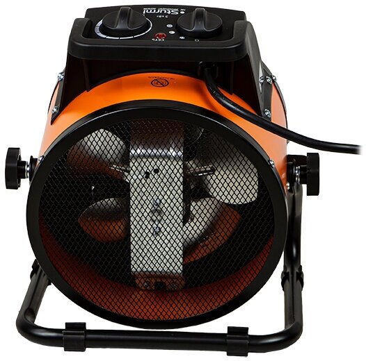 Тепловентилятор Sturm! FH3022C, 3 кВт, 30 м², черный/оранжевый - фото №4