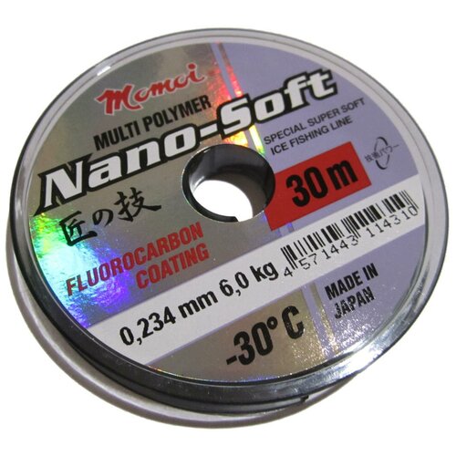 Леска Momoi Hameleon Nano-Soft Winter 0,234мм 30м прозрачная