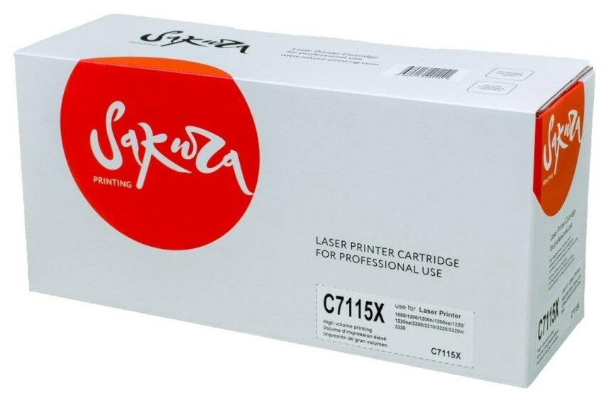 Картридж C7115X (15X) для принтера HP LaserJet 3320; 3320n; 3330