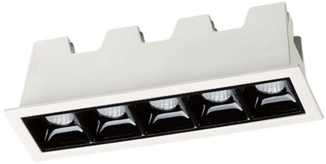 357621 SPOT NT18 305 белый/черный Встраиваемый светильник IP20 LED 3000K 10W 160-265V ANTEY