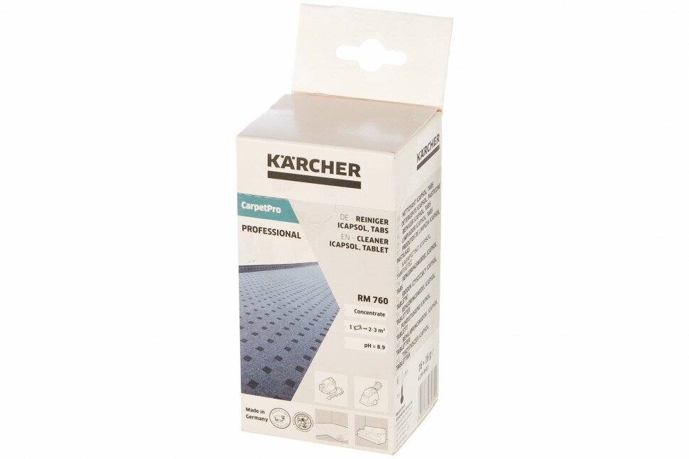 Средство Karcher чистящее для ковров RM 760 Tabs (16 табл) - фотография № 13