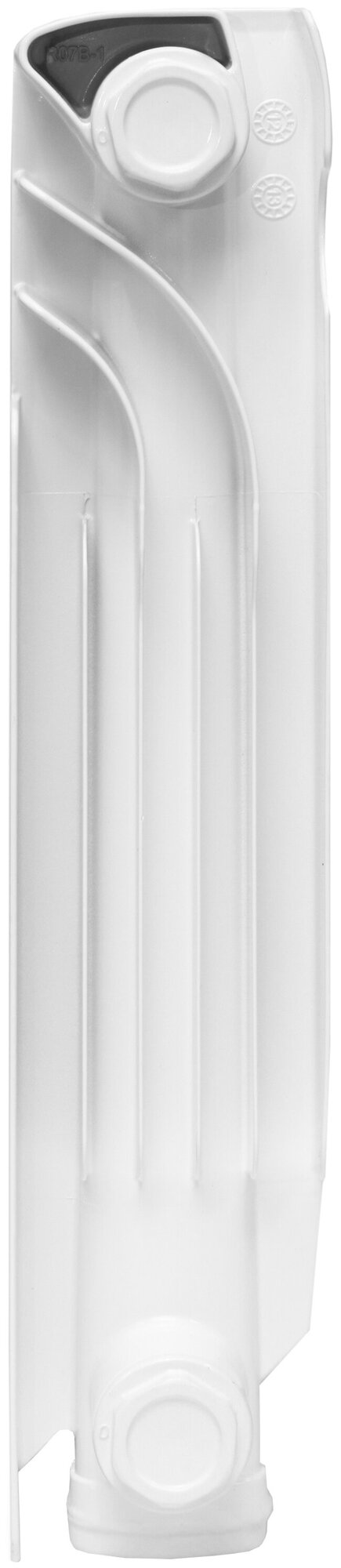 Радиатор алюминиевый KONNER LUX 80/350 литой,12 секций 6024570 - фотография № 3