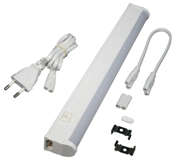 Светильник линейный светодиодный с выключателем GLS LED Line 2 / для кухни, шкафов, стеллажей / 220V/ 4000К/ 16Вт/ 1172 мм, белый - фотография № 2