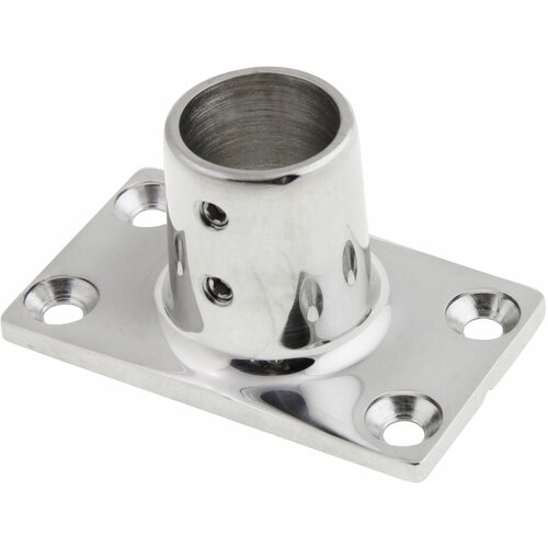 Основание стойки леера 1254 90 град прямоугольное 2358₽