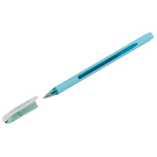 Купить Ручка шариковая Uni Jetstream SX-101-07FL синяя, 0, 7 мм, грип, бирюзовый корпус (арт. 254013), голубой