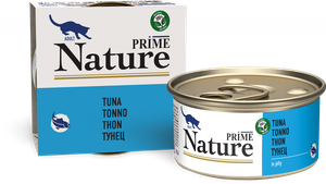 PRIME NATURE консервы для кошек в желе, тунец 85гр.