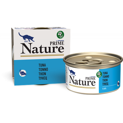 корм hills тунец 2kg для котят 8775 Влажный корм Prime Nature для любых кошек, тунец в желе 85гр