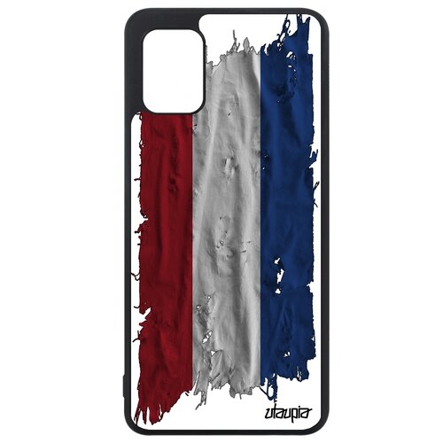фото Чехол на телефон galaxy a31, "флаг голландии на ткани" государственный страна utaupia