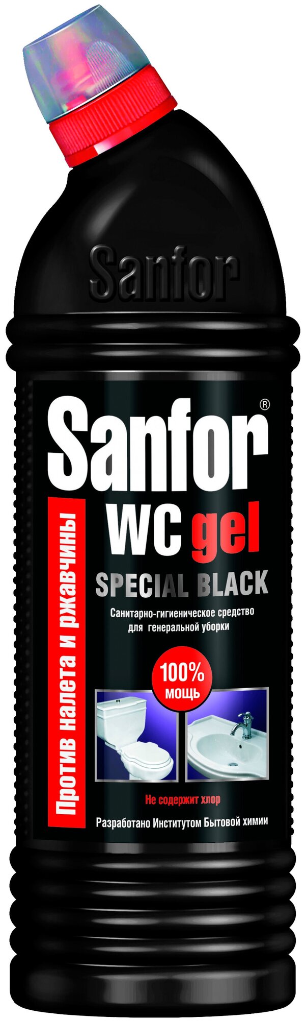 Sanfor гель для унитаза Special Black
