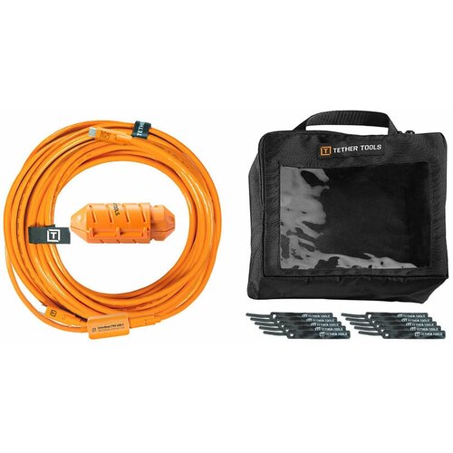 Комплект Tether Tools TetherBoost Pro 9.4m USB-C to C Cable System адаптер питания tether tools relay camera coupler crn5b c замена en el15c